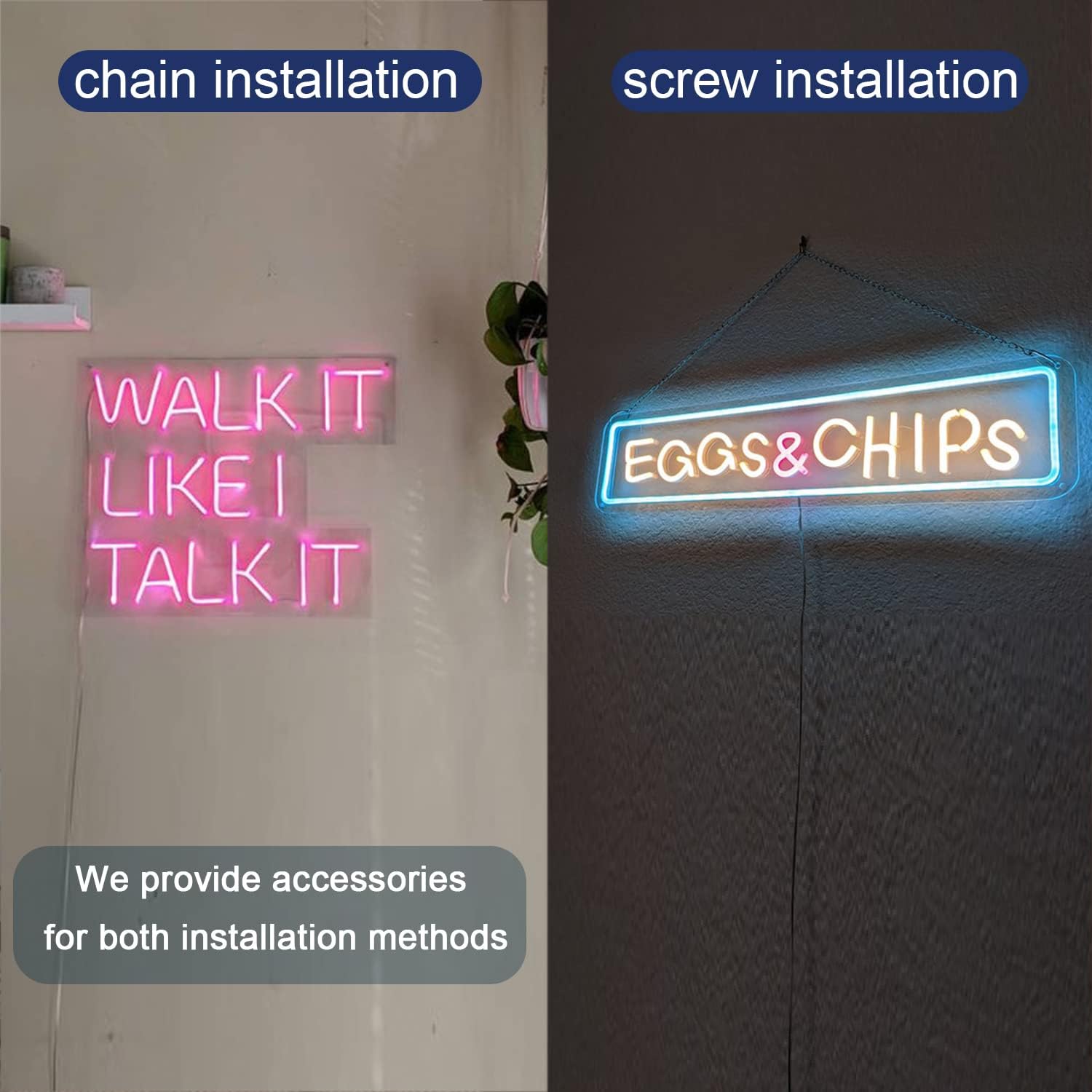 Custom Neon Signs ​for Bedroom Wall Decor, LED Neon Light for Bar Store Man Cave Wedding Birthday Party Decoration (1 line text 20")