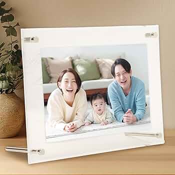 Amazon.co.jp: 互陽 G-081 アクリルフレーム Lサイズ ビス間収納可能