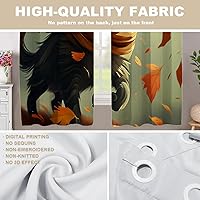 Vista 1219 de Cenefas de cocina modernas con patrón de cobre marrón dorado para ventanas, cenefas opacas abstractas de marcas de arañazos y cortinas opacas