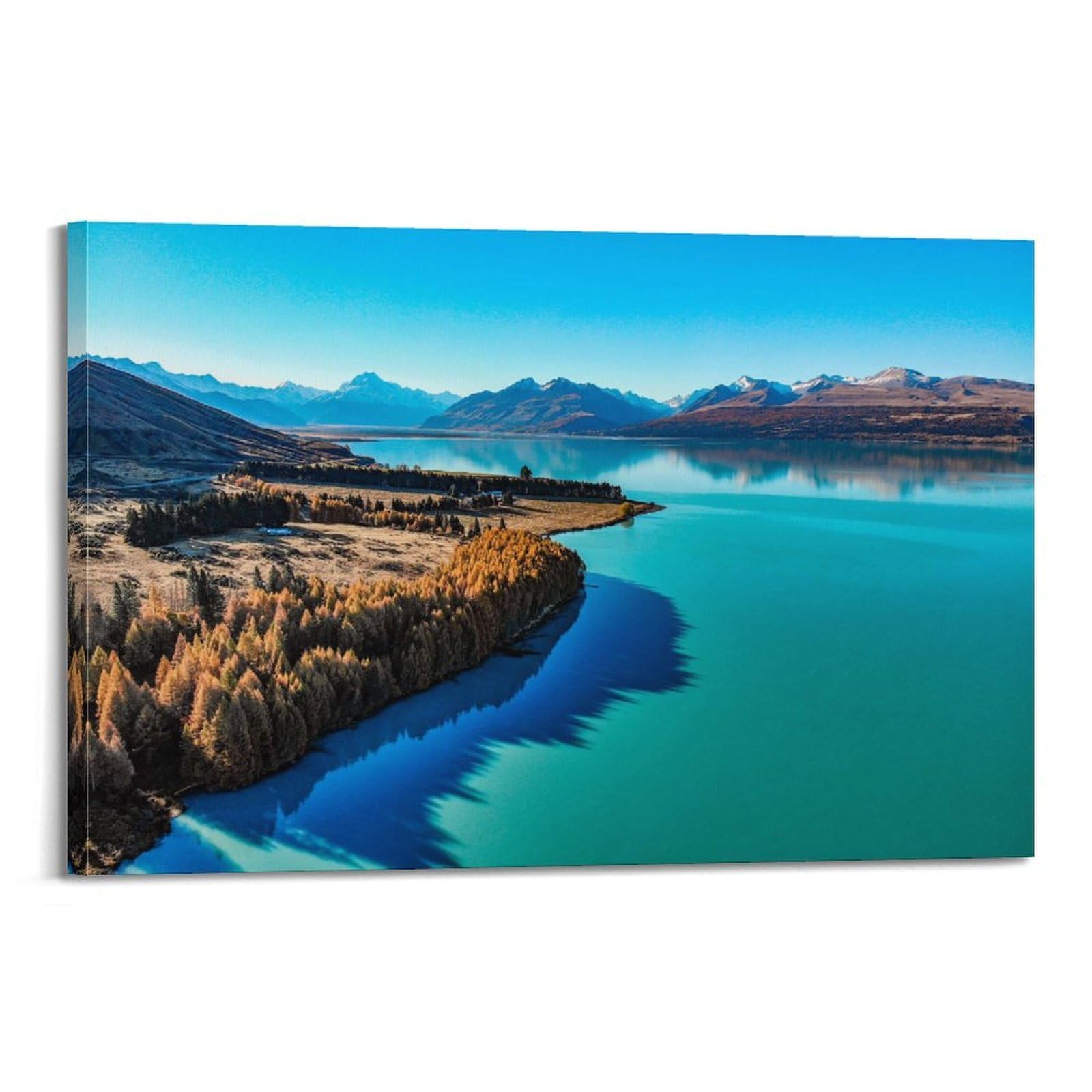 Art mural moderne sur toile WIZIGM paysage d'automne de luxe - 6