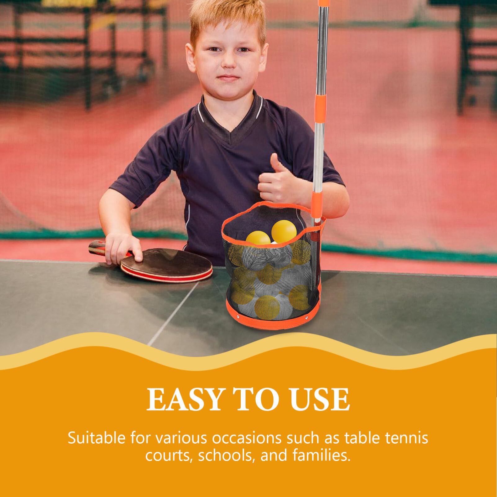Milisten Versatile Pong Ball Collector Efficient and Easy to Use for Table Tennis Players