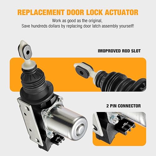 Miniatura 2 de 746-014 Actuador de cerradura de puerta eléctrico compatible con Chevrolet GMC Cadillac Oldsmobile Buick Pontiac