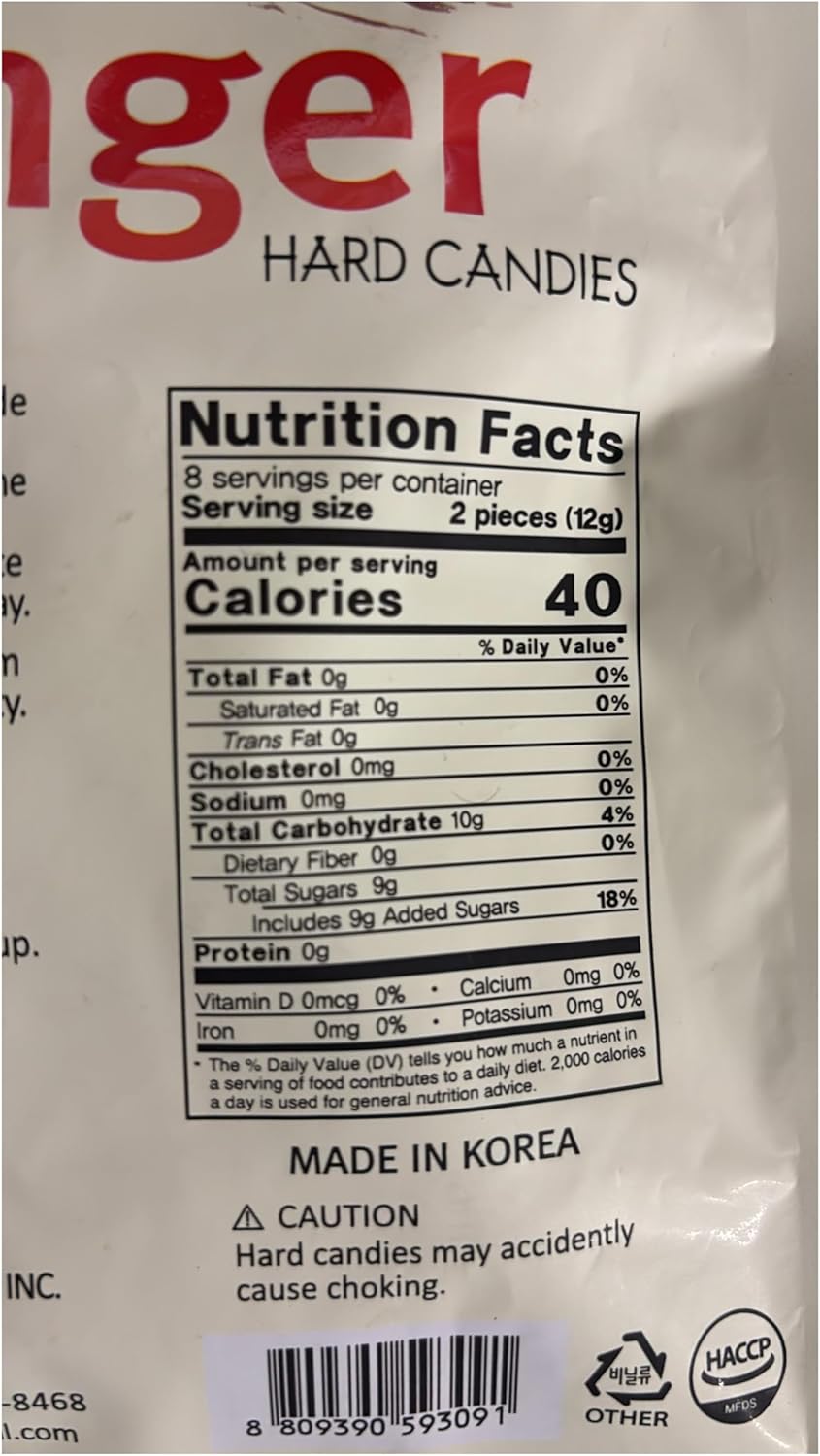 e Ginr Hard Candies 3 bags