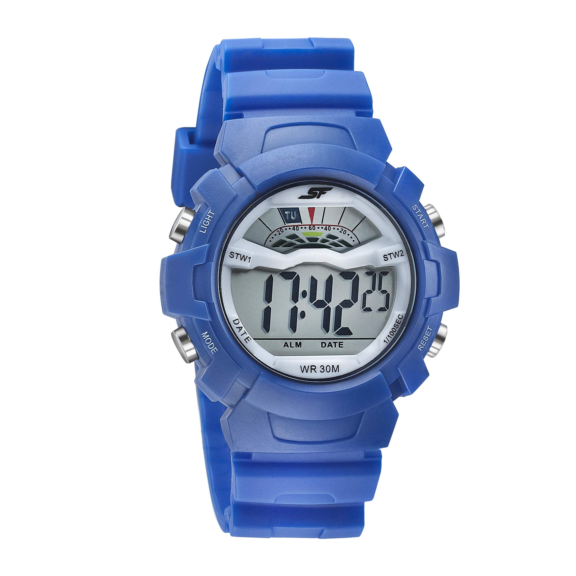 SF Casuals Digital White Round Dial Mens Sport Watch-77109PP04 (B08RDQ85T8) Amazon Price History, Amazon Price Tracker
