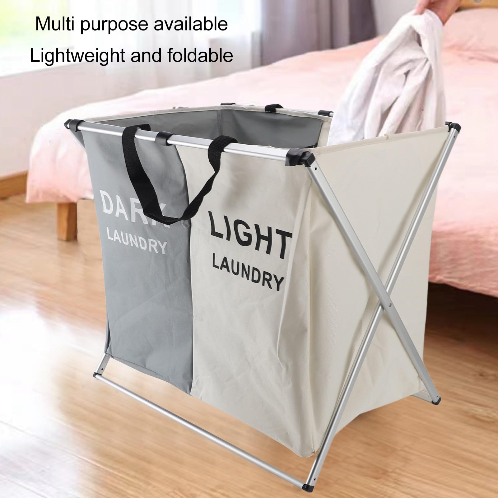Cesta De Almacenamiento Plegable Con Estampado De Fútbol - 38x45cm, Con Tapa, Ideal Para Juguetes, Ropa O Dormitorio Infantil