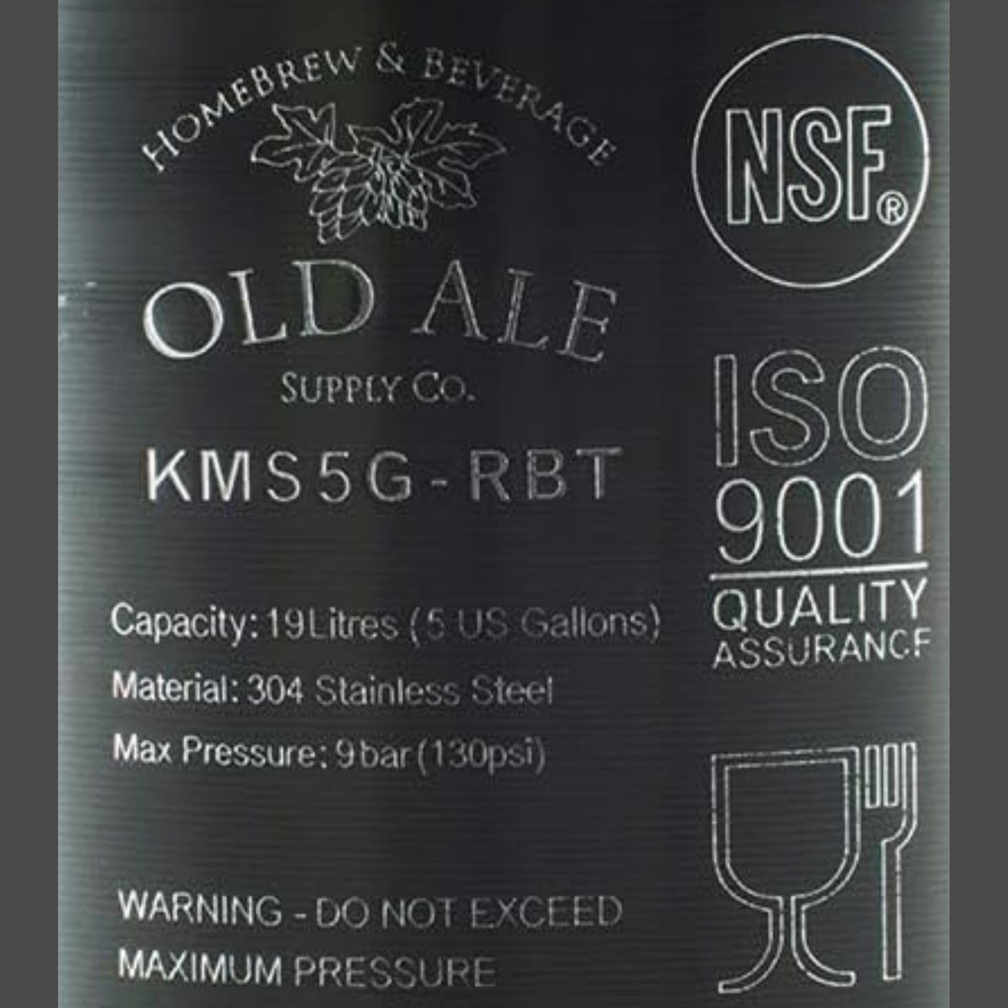 The Homebrew Shop 5 Gallon Home Brew Keg - New Ball Lock - Stainless Steel Product Tank - 8 Pack, Silver, 5 Gal