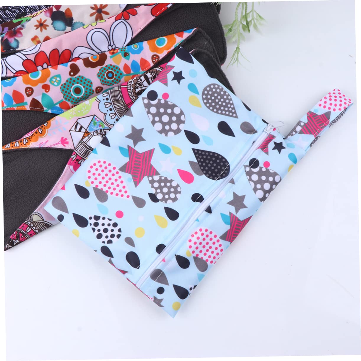 FOMIYES 8pezzi Assorbenti Igienici Lavabili in Cotone per Donna Traspiranti con Materiale Bambù Riutilizzabili e Resistenti Pratici e Ecologici