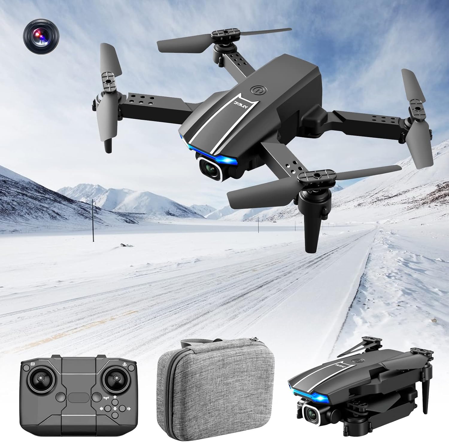 Mini dron con cámara HD 1080P plegable Dron Quadcopter para niños ...