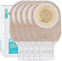Vista 5 de 30 tiras de barrera para ostomía 20 bolsas de colostomía sistema de una pieza