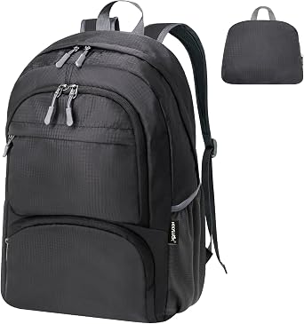 HOLYLUCK 20L lightweight packable Hiking Daypack Foldable Backpack for Men Women Small Travel Outdoor Foldable Shoulder Bag