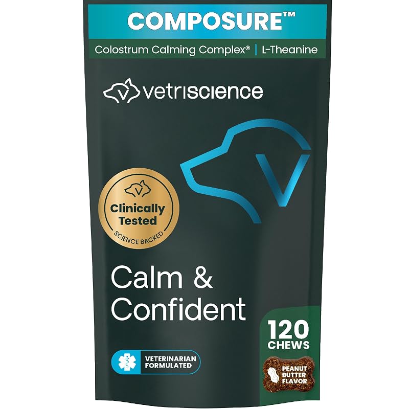 Suplemento para Cães em Pellets com L-Theanine e Vitamina B1 VETRISCIENCE, 120 unidades