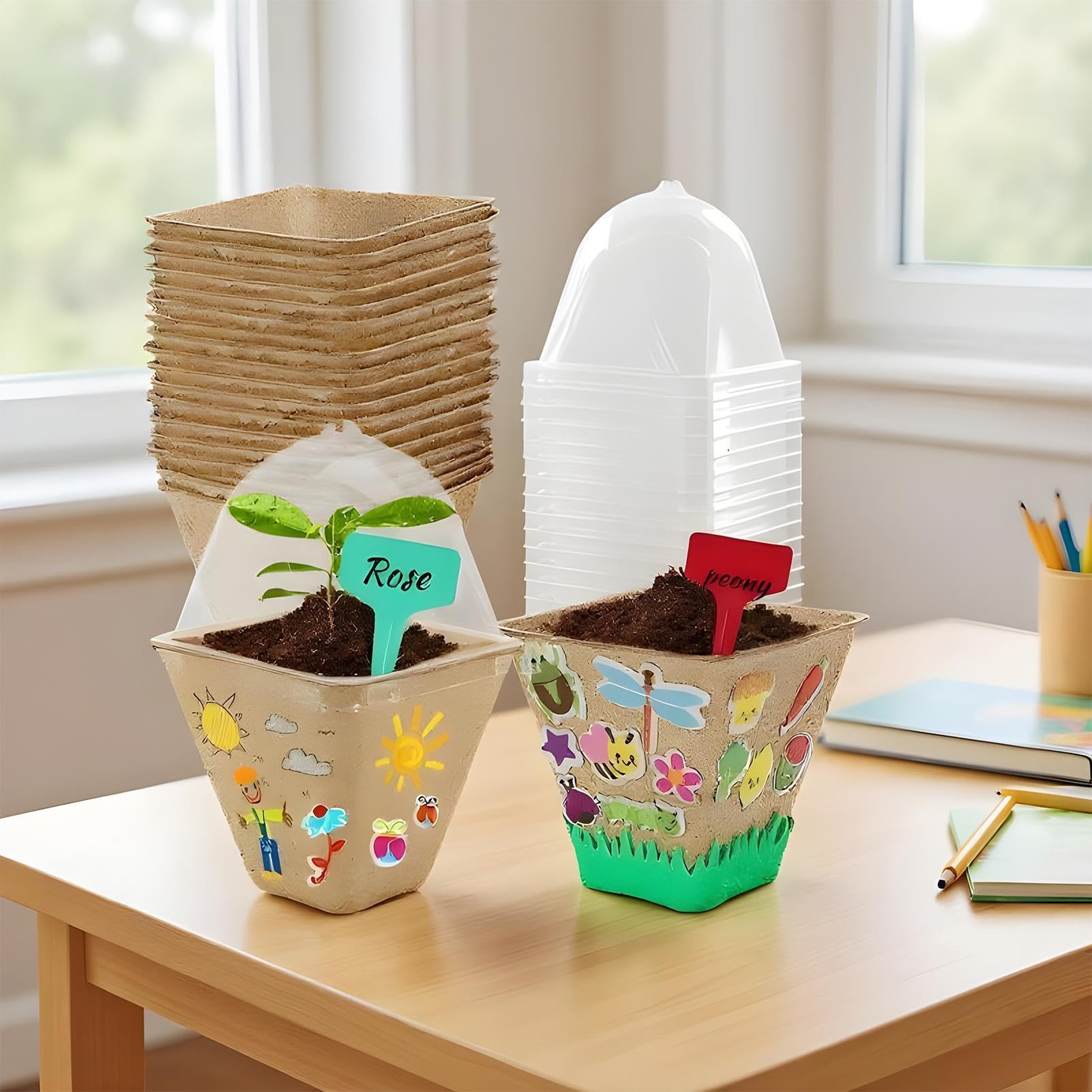 Generisch Plant Kit for Kids Educational STEM Hands-On Garden Creation