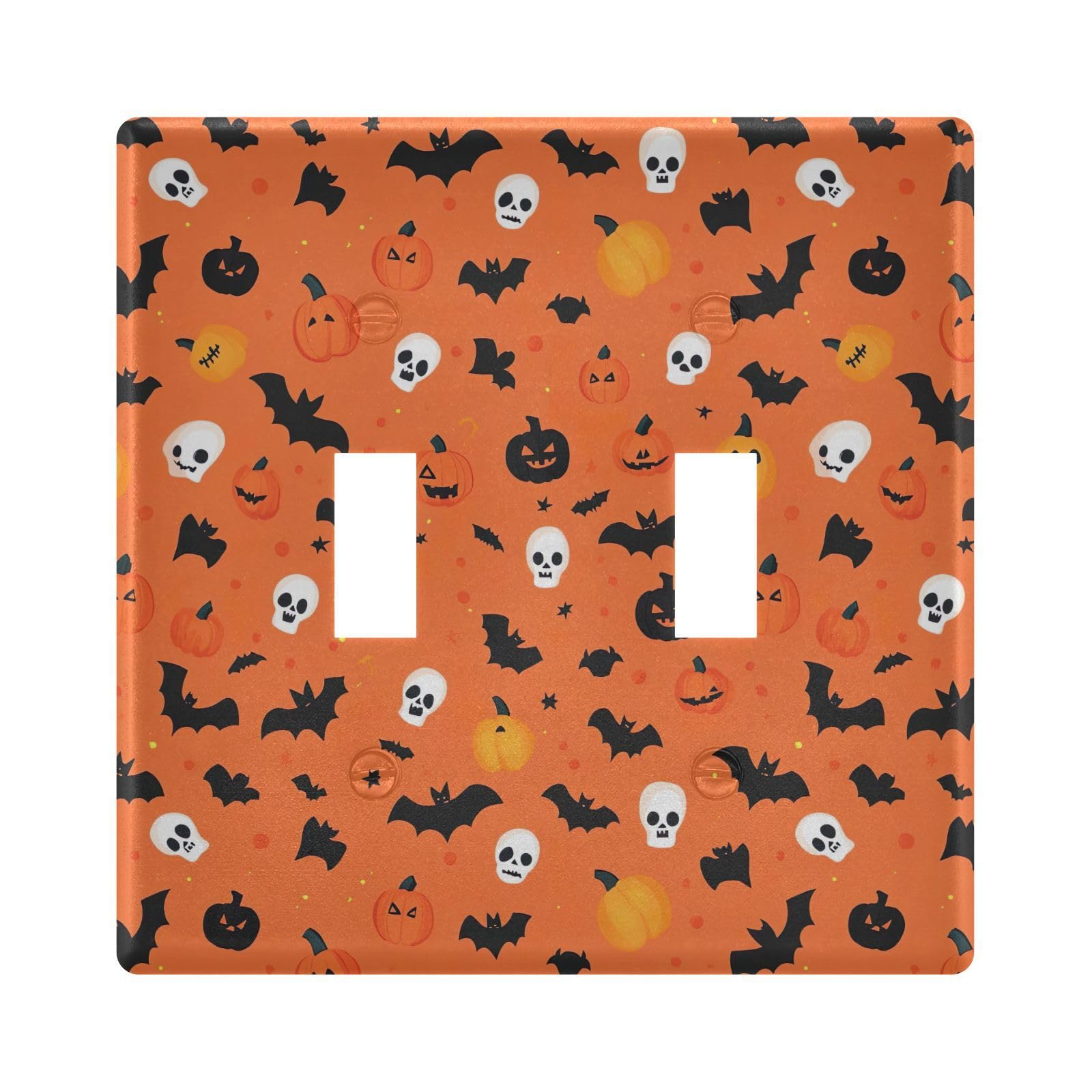 UMIRIKO Halloween Ghosts Bats Light Switch Cover Plate Covers Decorative Double Toggle Home Decor 202b7186