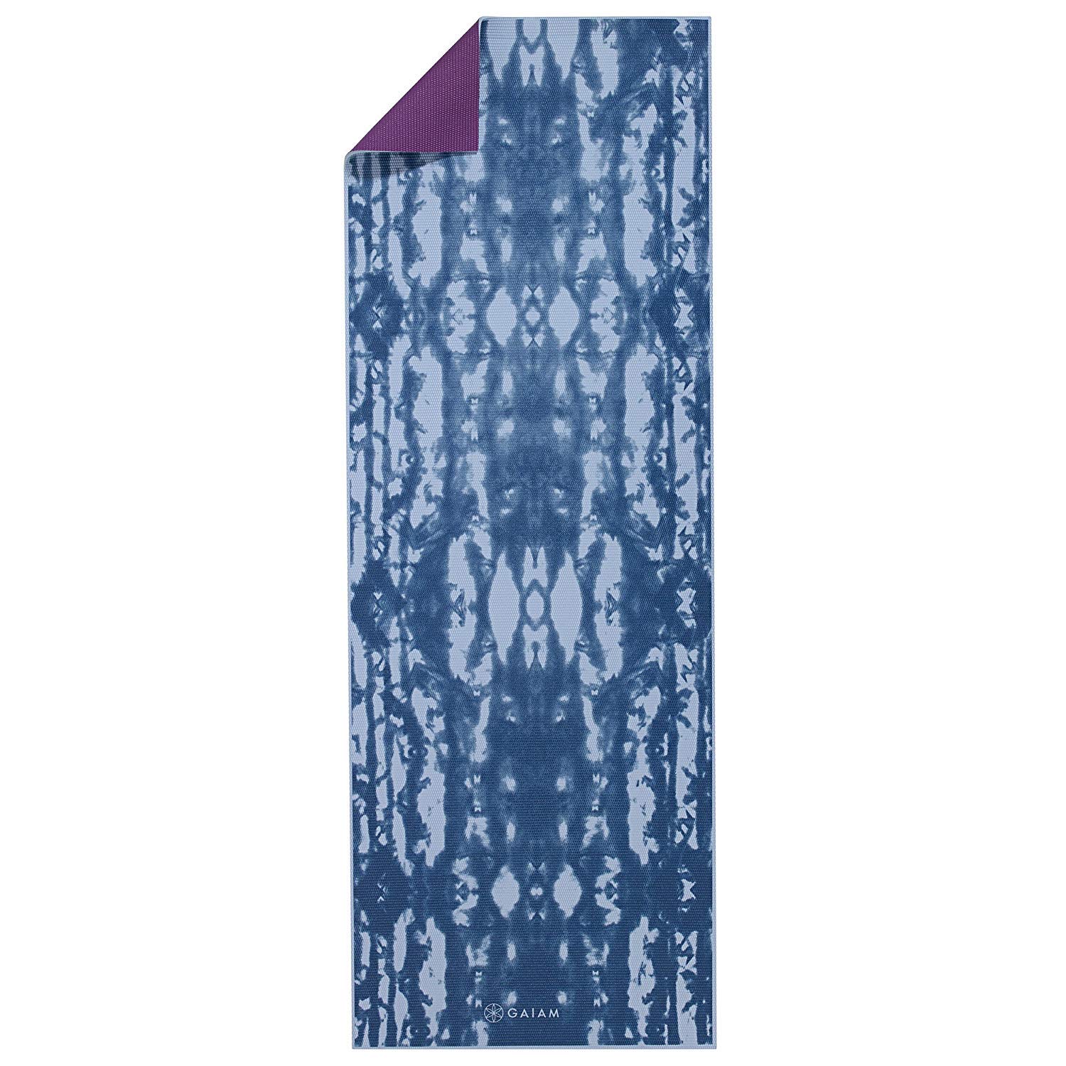 Gaiam Yoga Mat - Premium 6mm Print Reversible Extra Thick Non Slip Exercise & Fitness Mat for All Types of Yoga, Pilates & Floor Workouts (68" x 24" x 6mm Thick)
