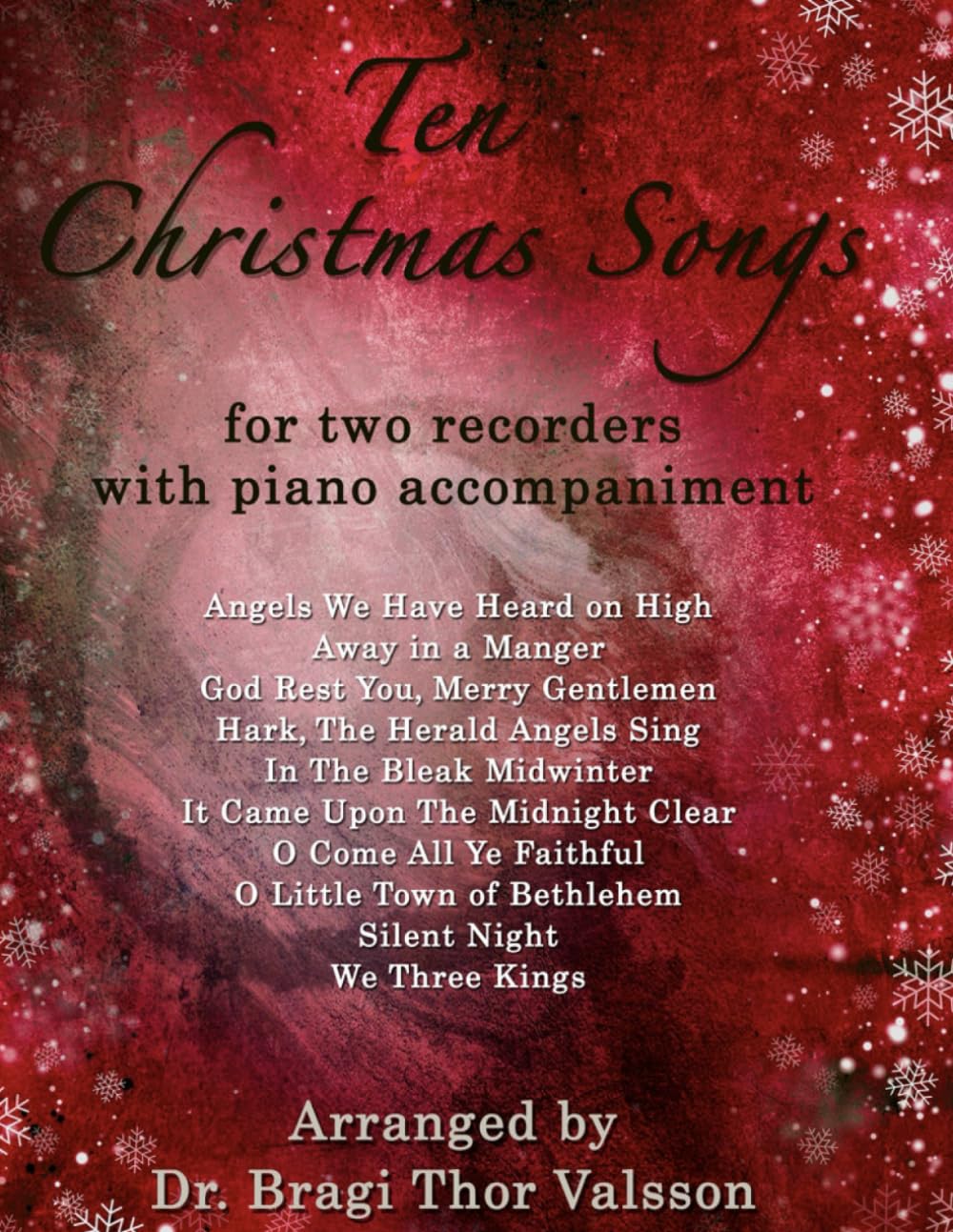 Chants de Noël pour flûte à bec en duo : animez vos fêtes en famille au piano