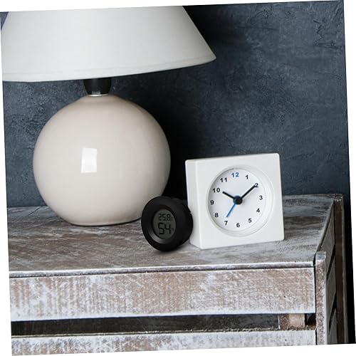 Miniatura 5 de BESPORTBLE Medidor de temperatura de humedad higrotermógrafo mini termómetro