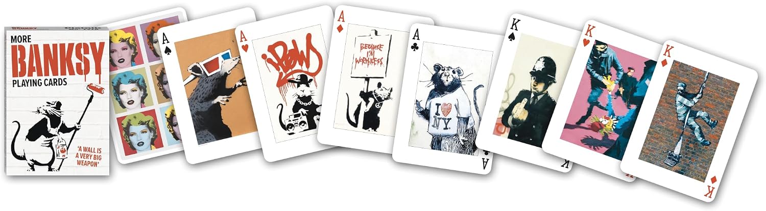Piatnik Banksy II 171611 Playing Cards 55 Sheets Multi-Coloured image 2