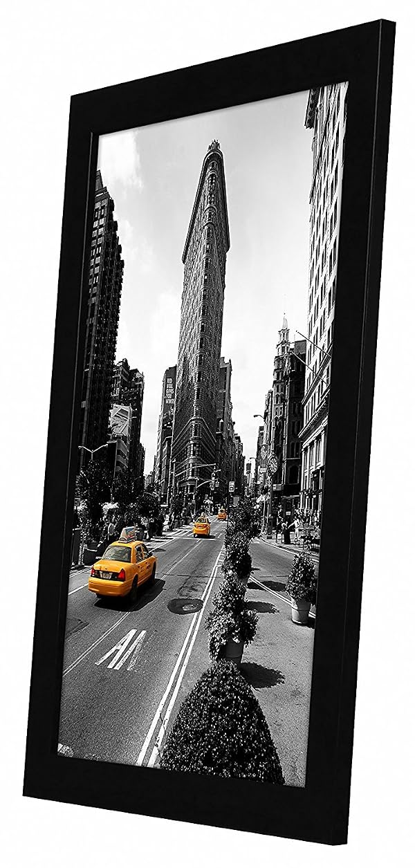 Americanflat 11x17 Picture Frame with Shatter-Resistant Glass - Signature Collection - Gallery-Style Frames Made of Engineered Wood - Photo Frame for Wall Display - Black by Americanflat - Used condition - Image 9