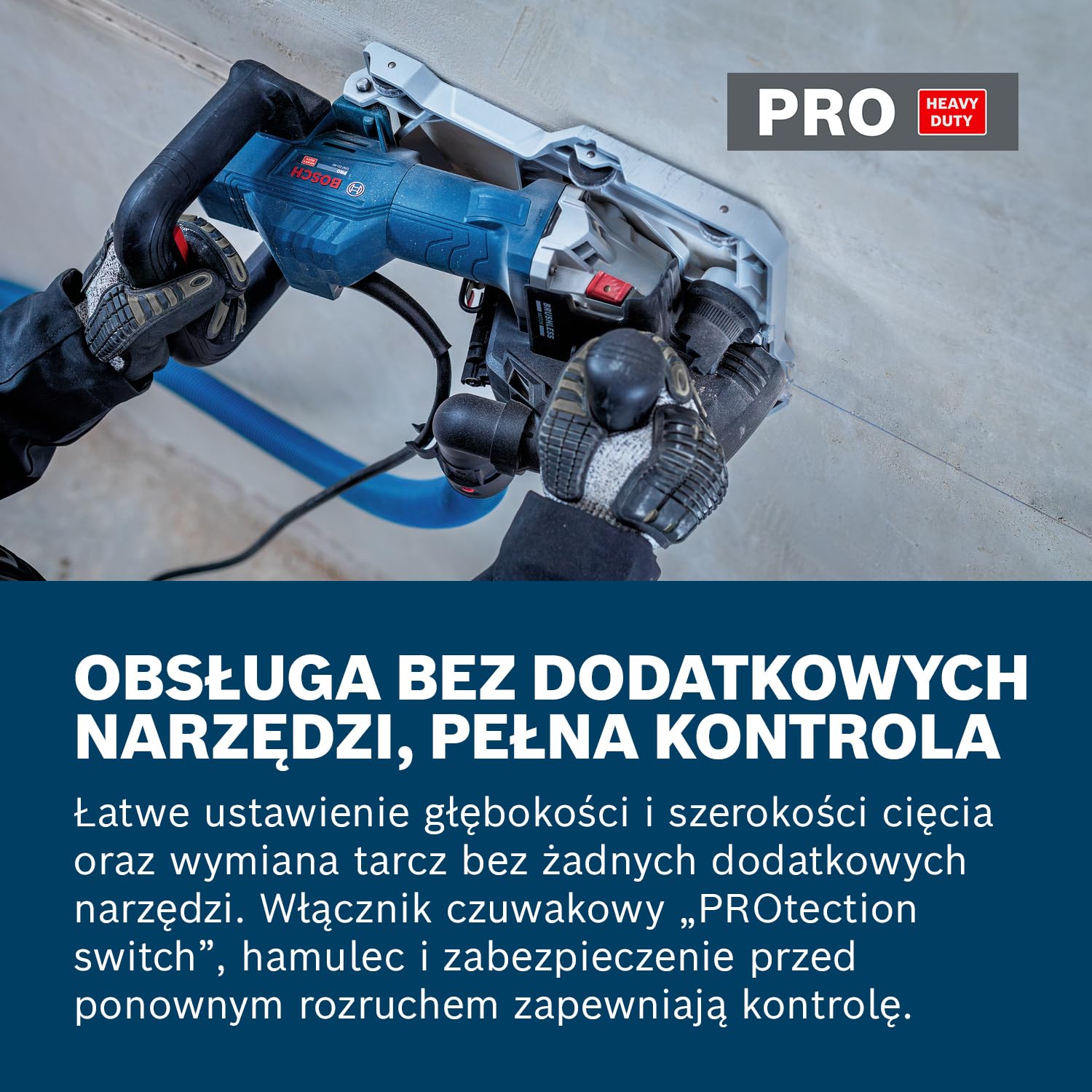 Bosch PRO Bruzdownica sieciowa GNF20-40 (z 2 tarczami diamentowymi, przebijakiem, nakrętką szybkomocującą SDS i zestawem podkładek, w L-BOXX 238)