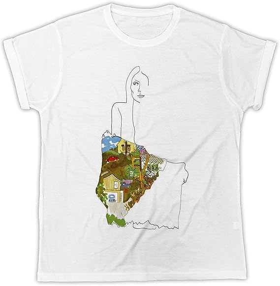 Joni Mitchell Unisex T-Shirt mit Kunstmalerei, lustiges Geschenk