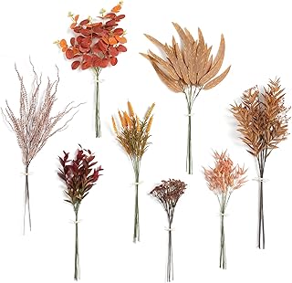 Serra Flora Artificial Greenery Stems Filler Combo Box Set,48pcs with 8 ...