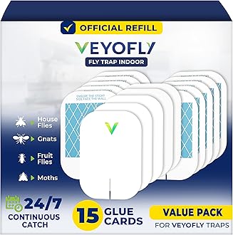 - Fly Trap Indoor Refill, Fruit Fly Traps for Indoors, Gnat Traps for House Indoor, Fly Catcher, Fly Trap, Plug in Catch for Fruit Flies, Moths, Gnats, Mosquito Trap (Pack of 15 Refills)