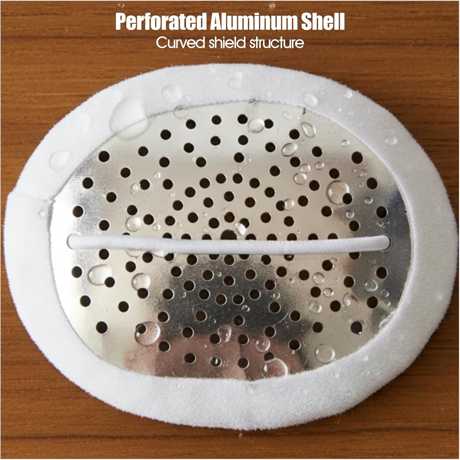 Aluminum Eye Shield for Post-Surgery Protection, Breathable Eye Cover with Extended Elastic Strap for Adults
