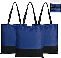 Vista 10 de Bolsa de lona estética [A0] Azul/Negro
