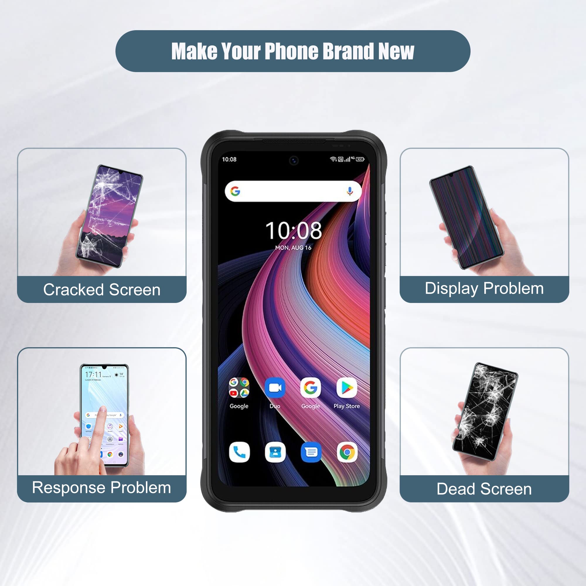 Assemblage D'écran Tactile LCD Pour Umidigi Bison2 Pro, Capteur LCD, Uacity IGI Bison 2, 100% D'origine, Testé