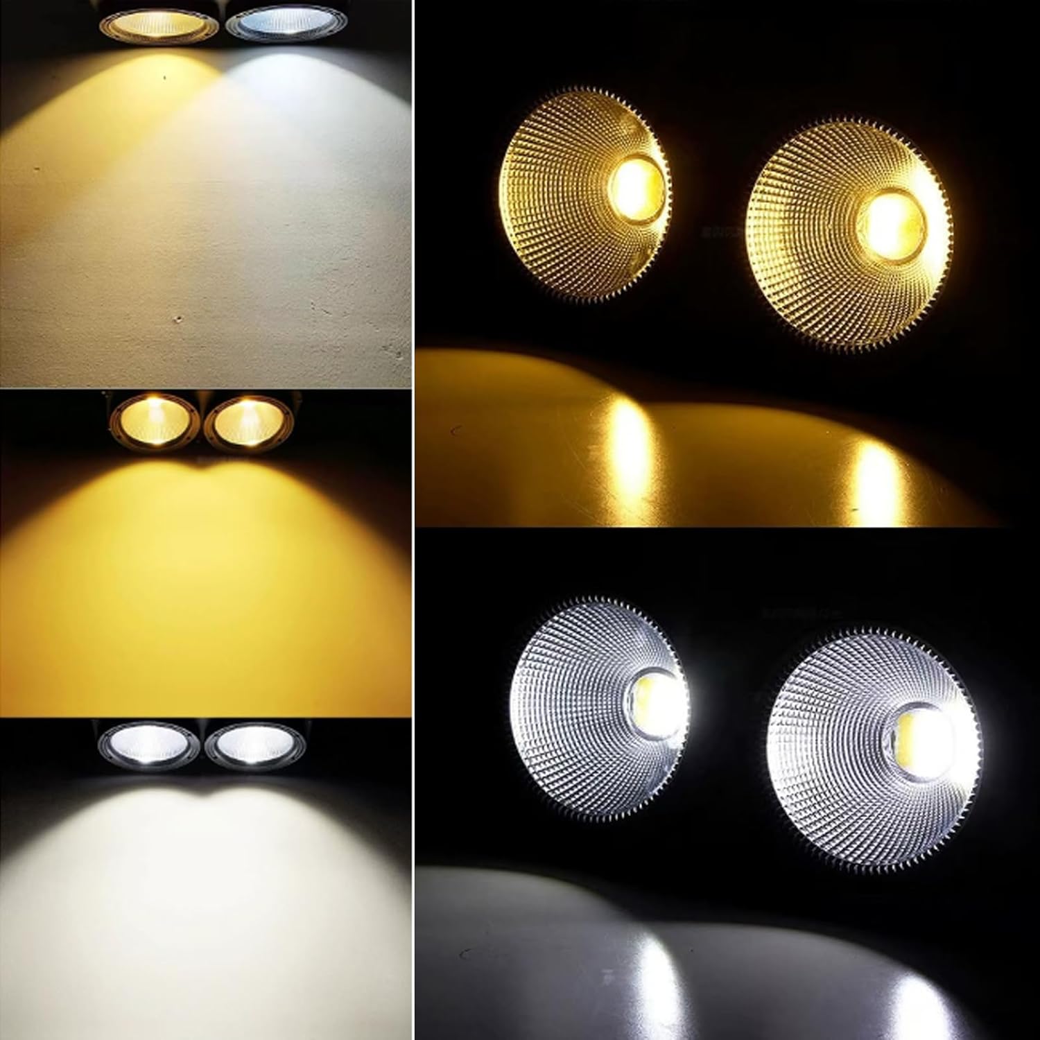 MAD OWL 200w Led Blinder Stage Par Lights,2-Eyes Cool +Warm White led Stage Lights, DMX Control,Sound Activation COB Strobe for Theater, Church, DJ Events