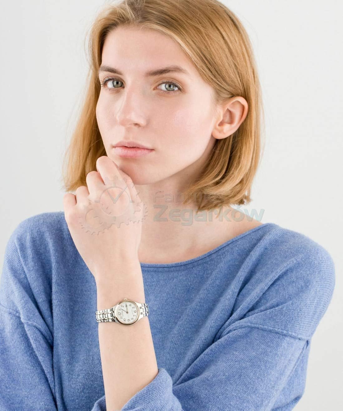 Citizen Women Analogue Eco-Drive Watch with Stainless Steel Band Citizen Women Analogue Eco-Drive Watch with Stainless Steel Band