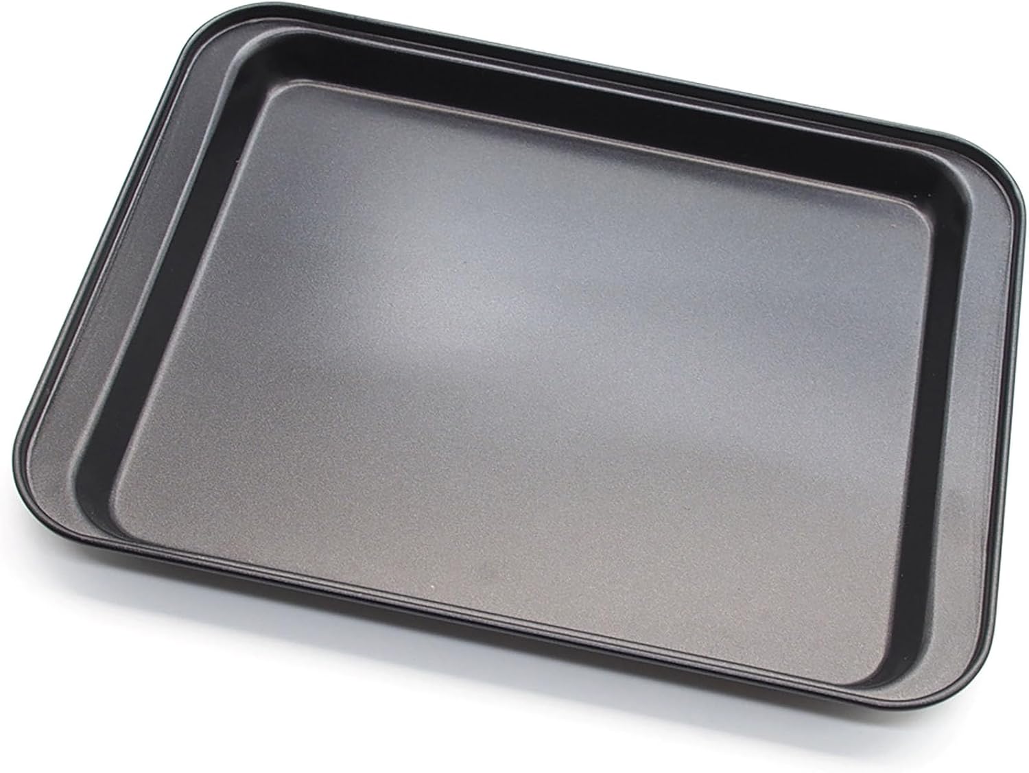 Cookie Baking Sheet, 9.5 Inch x 7 Inch Square Iron Plate with Nonstick Coating for Baking Cookie, Roast Meat, Baking Cake, Bread and other Foods (1)