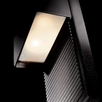 Modern Forms Hiline 8in LED Indoor or Outdoor Wall Light 3000K in Black