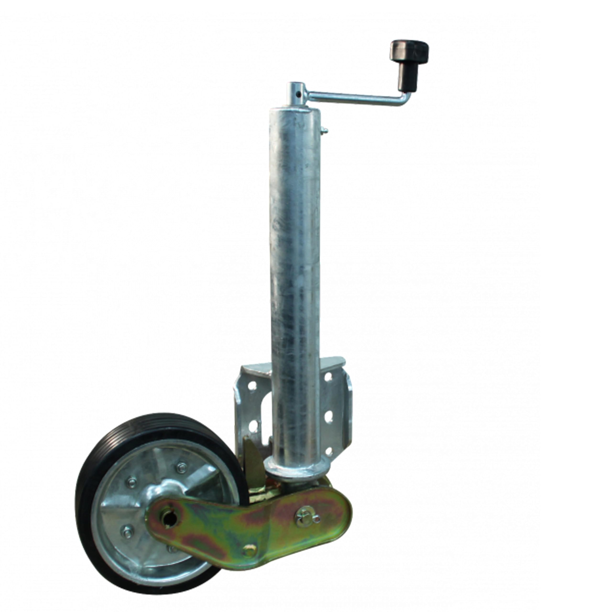 Generisch Automatik Stützrad - Typ ATK 60 - Stützlast: 500kg - Rad: 200x60 mm - Universal Flansch - LKW, Anhänger