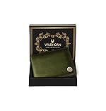 WildHorn RFID Protected Leather Wallet for Men, Green Crunch