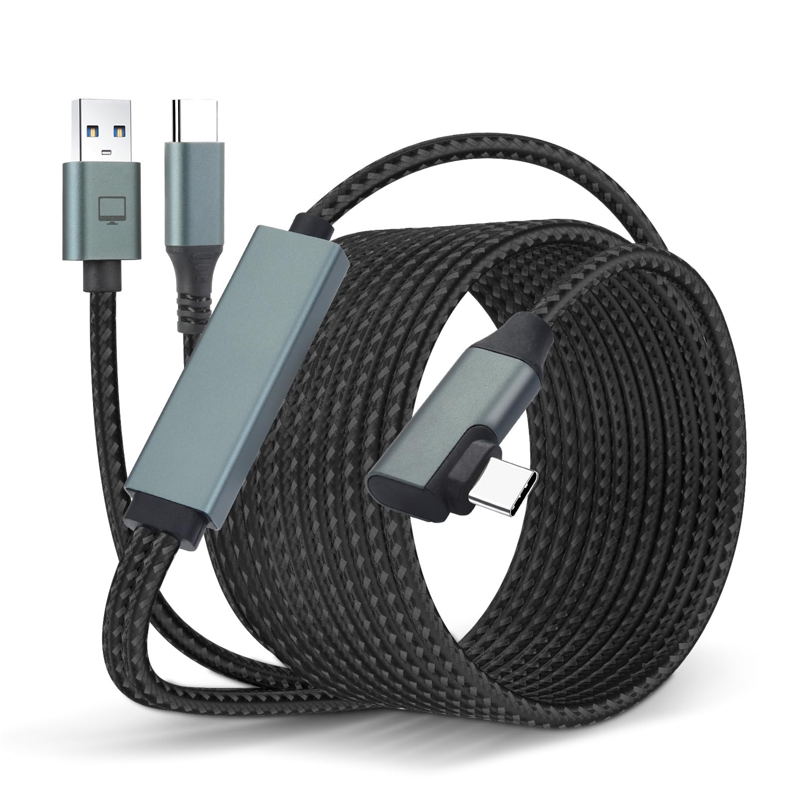 Amazon.co.jp: ELUTENG Linkケーブル 5m 充電しながら遊ぶ ナイロン