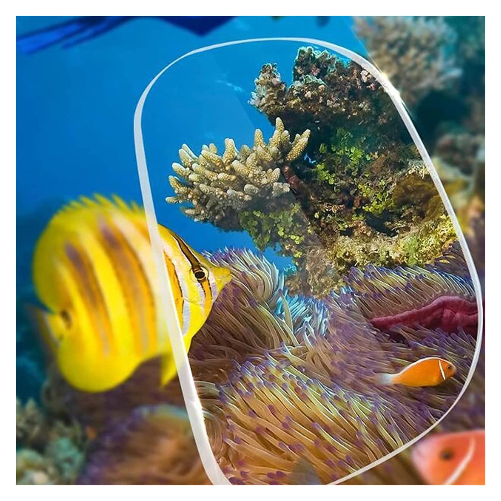 maschera da immersione, Maschere subacquee Immersioni Nuoto a basso volume Lenti ad alta definizione Attrezzatura subacquea Silicone Integrato