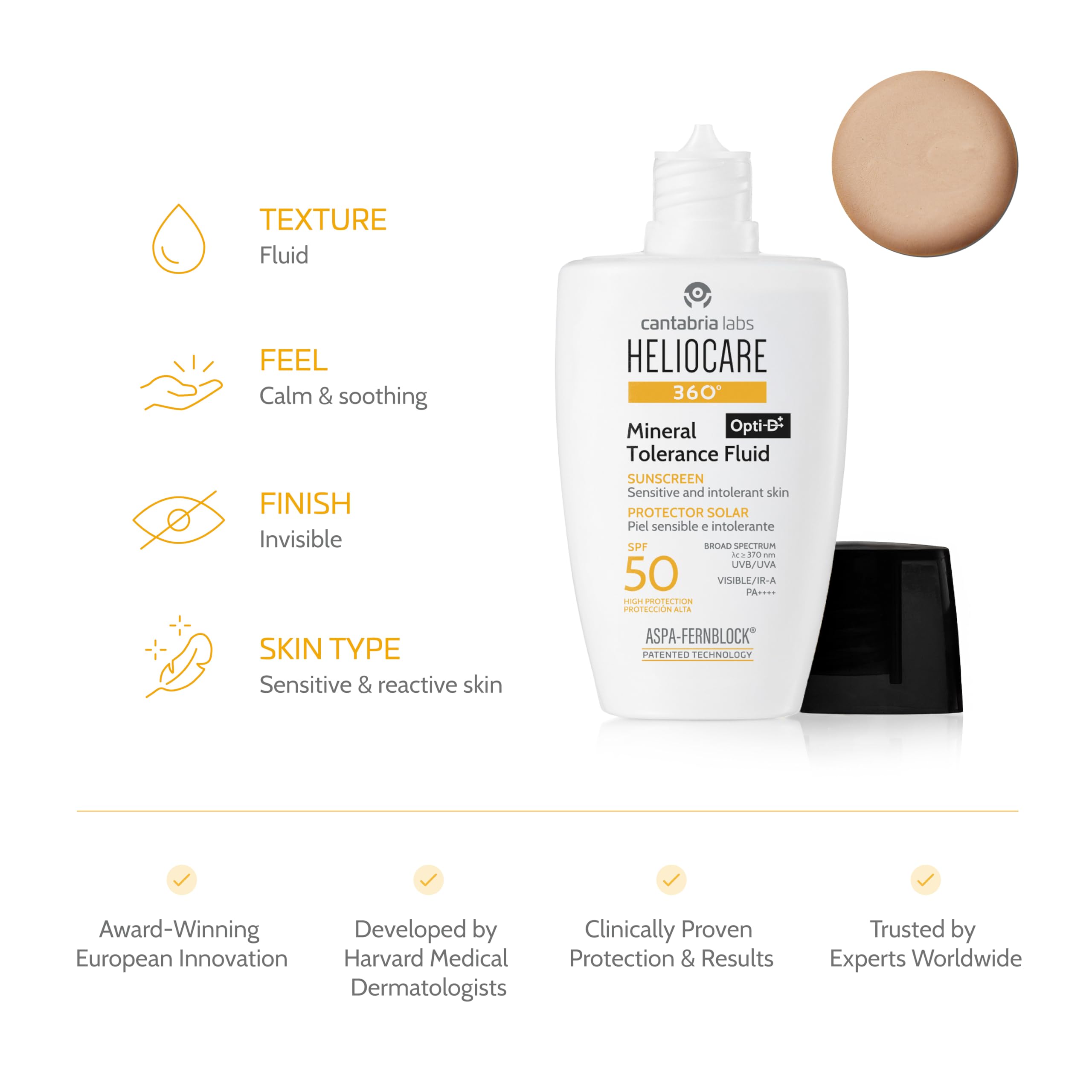 HELIOSCARE 360° ミネラルトレランスSPF50 50ml 2セット Amazon.com: Heliocare 360 Mineral Tolerance Fluid SPF 50 | 50ml