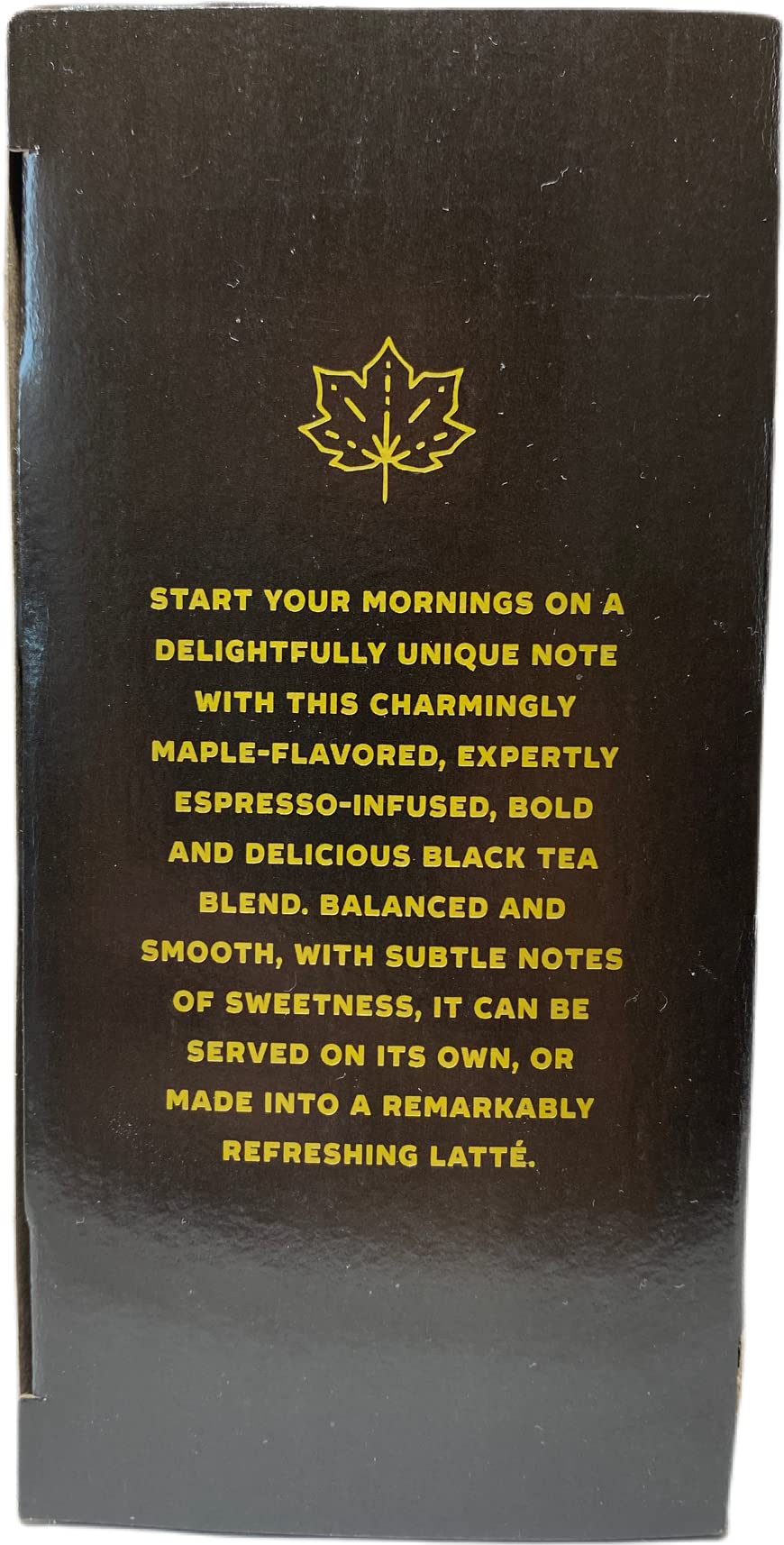 Trader Joes Maple Espresso Black Tea Blend