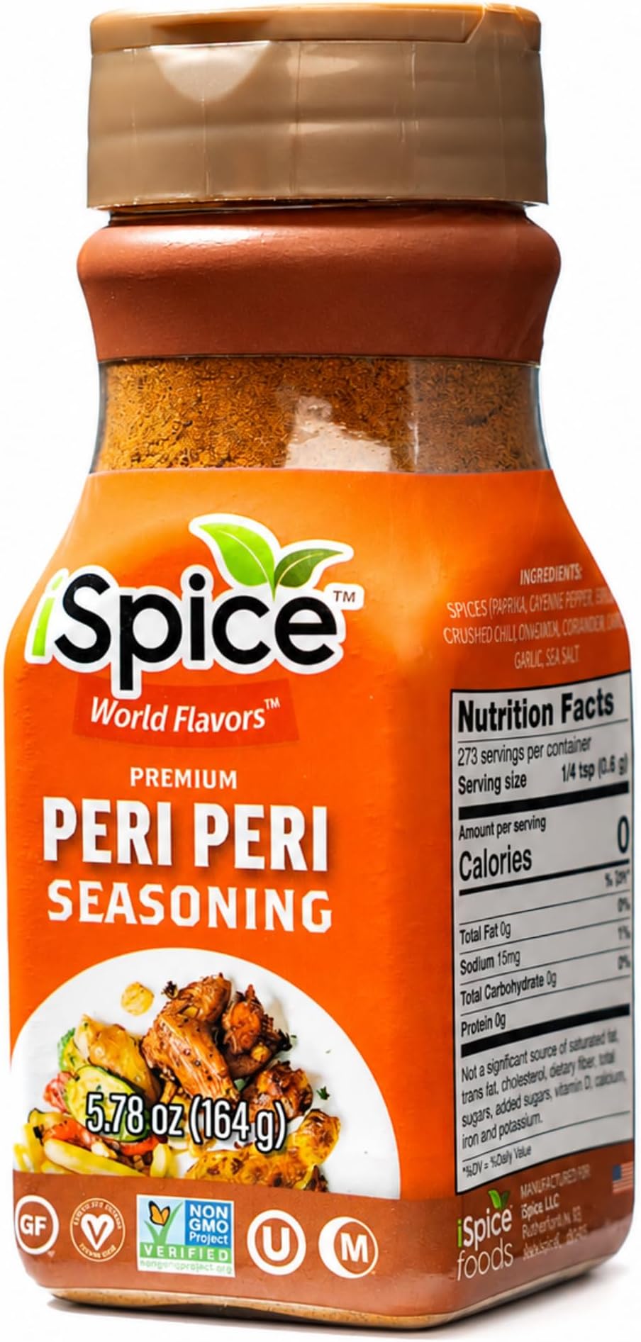 iSpice - PERI PERI SEASONING/PIRI PIRI SEASONING World Flavor Super Spice Blend | All Natural | Ready to use as is | No preparation is necessary