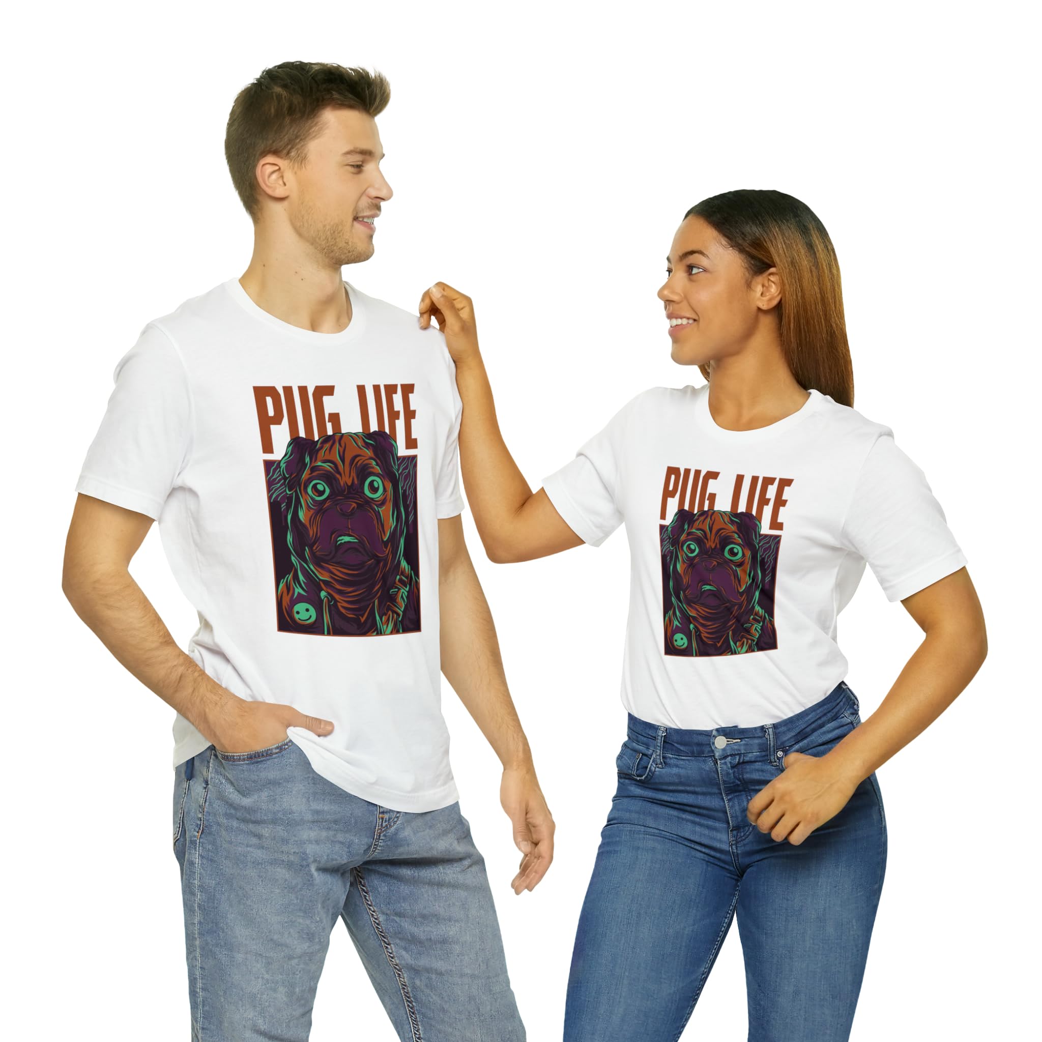 POD Clothing Puggy Potato life tshirt design for unisex