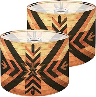 Lampshades Lamp Shades set of 2 Western Aztec Southwestern Native Americ...