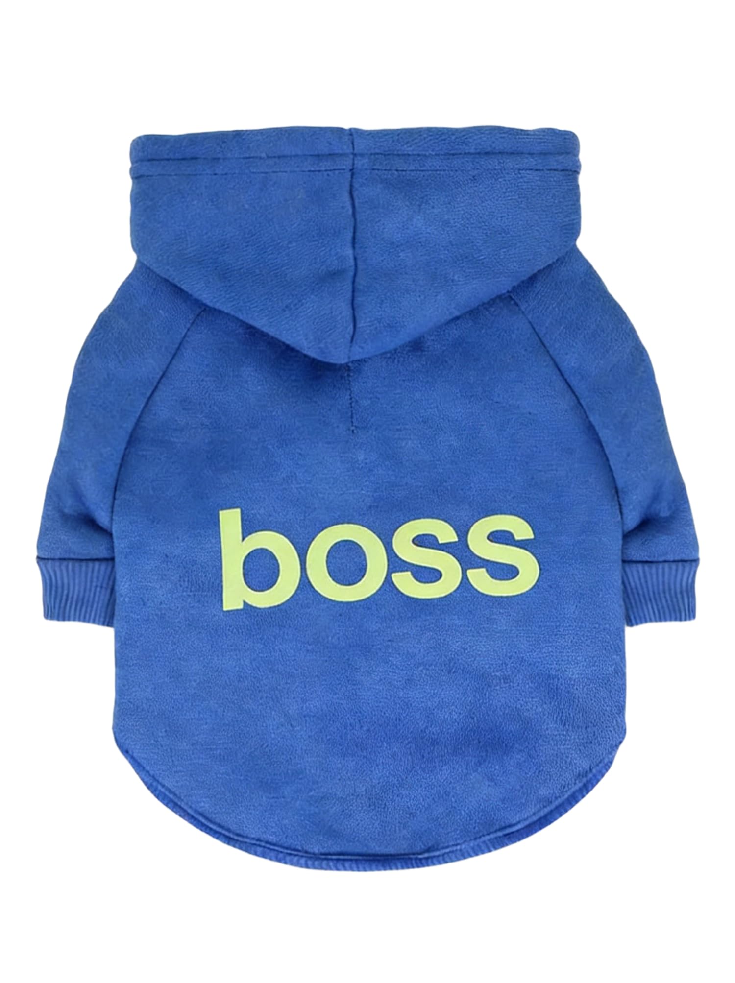 LtuzPet Dog Hoodie โBossโ Printing Dog Sweater Soft Fleece Pet Clothes Warm Dog Jacket Coat