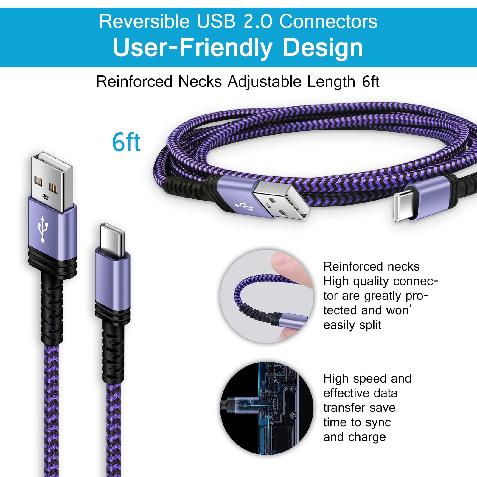 Amazon.co.jp: S23 USB Type C ケーブル 急速充電 Android Phone C