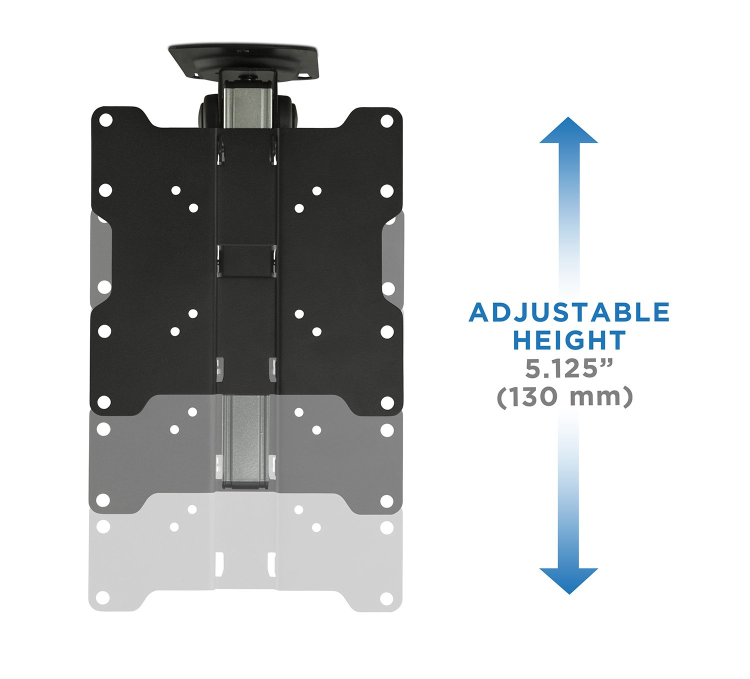 MountIt! Flip Down TV and Monitor Mount Ceiling Kitchen Overhead and