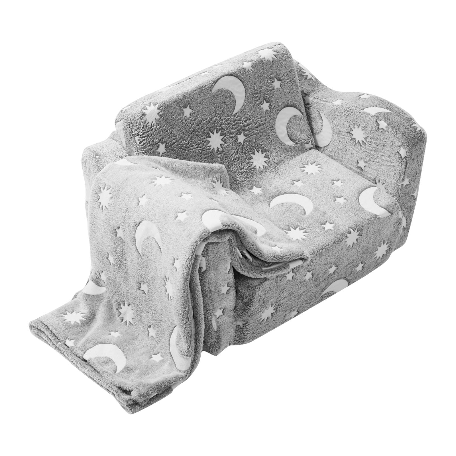 VEVOR Divano Letto Pieghevole per Bambini 610x430x400 mm, Apribile per Stanza da Gioco, Poltrona Sedia Carico Max. 20kg