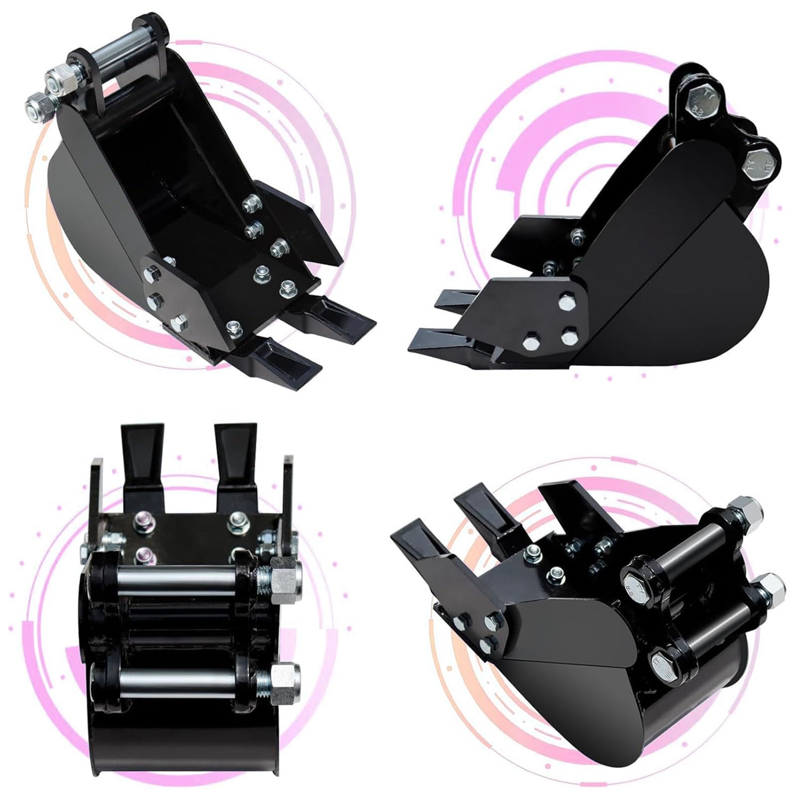 Amazon.co.jp: 7.87インチ、200mmのミニ掘削機用狭幅掘削バケット