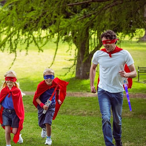 Miniatura 8 de Paquete de 2 sables de luz, 2 en 1, retráctiles, 7 colores intercambiables, sables de luz LED con sonido, espadas de luz LED expandibles, oscilación