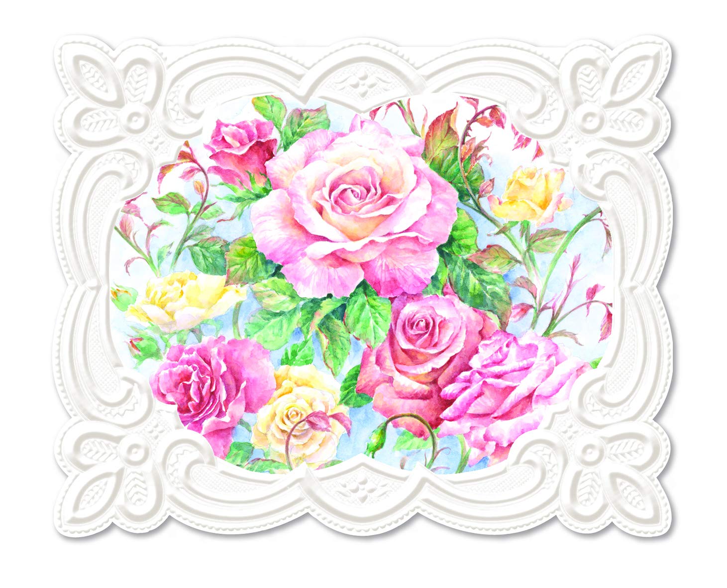 Amazon.com : Carol Wilson Fine Arts Inc. Roses in Bloom Portfolio