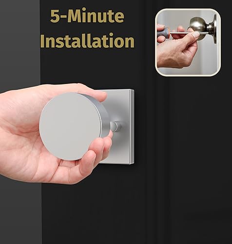 Miniatura 5 de Mega Handles Privacy I - Pomo de puerta para pasillo, armario y baño, diseño reversible y resistente, se adapta a todos los tamaños de puerta